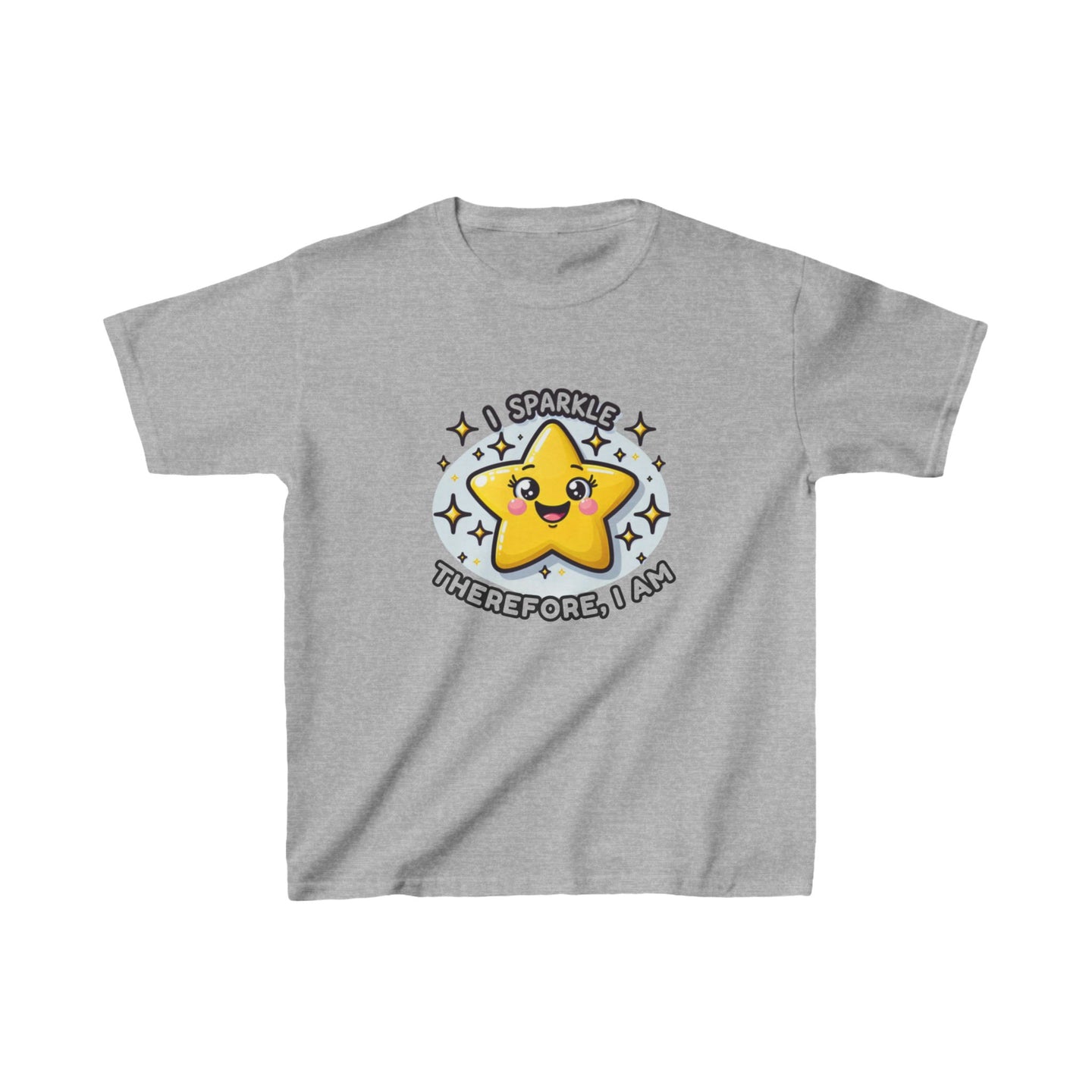 Kids Tee - I Sparkle, Star Design